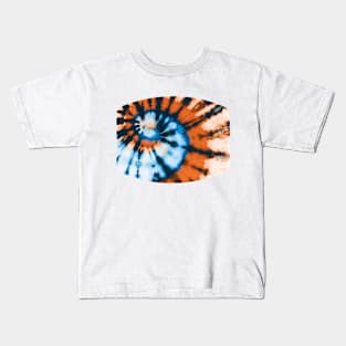 Pumpkin Fall Tie Dye Swirl Kids T-Shirt